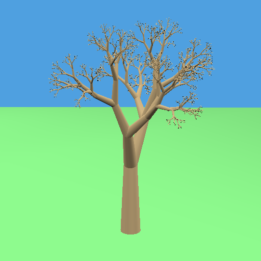 tree with clipping